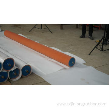 Rubber roller for die cutting machine